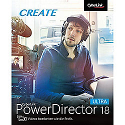 Cyberlink PowerDirector 18 Ultra ESD DE Software f&uuml;r Videobearbeitung