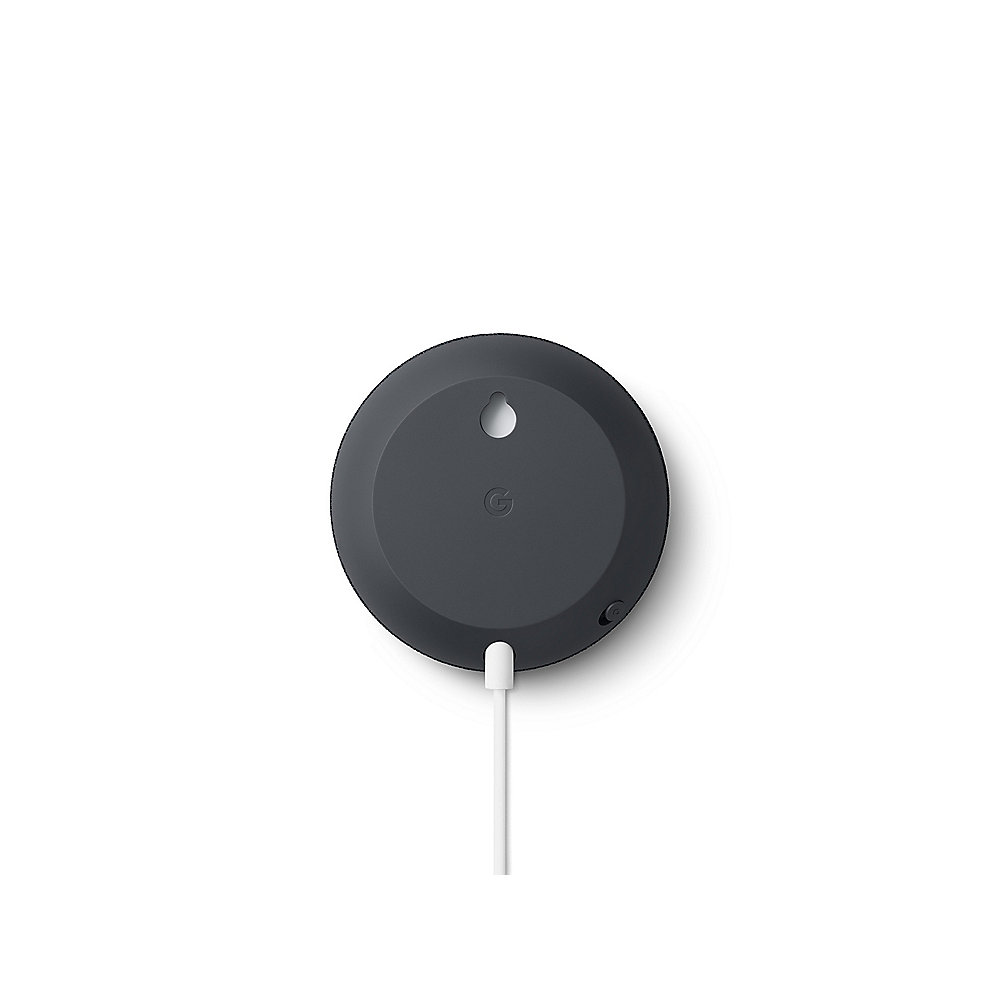 Google Nest Mini Karbon - Smarter Lautsprecher mit Sprachsteuerung