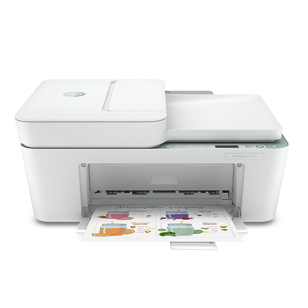 HP DeskJet Plus 4122e Tintenstrahl-Multifunktionsdrucker Scanner Kopierer WLAN