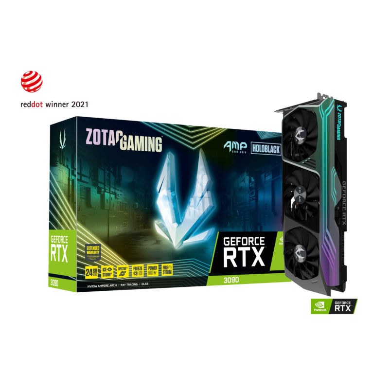 Zotac  GAMING GeForce RTX 3090 AMP Core Holo 24GB GDDR6X Grafikkarte 3xDP/HDMI | 04895173623264