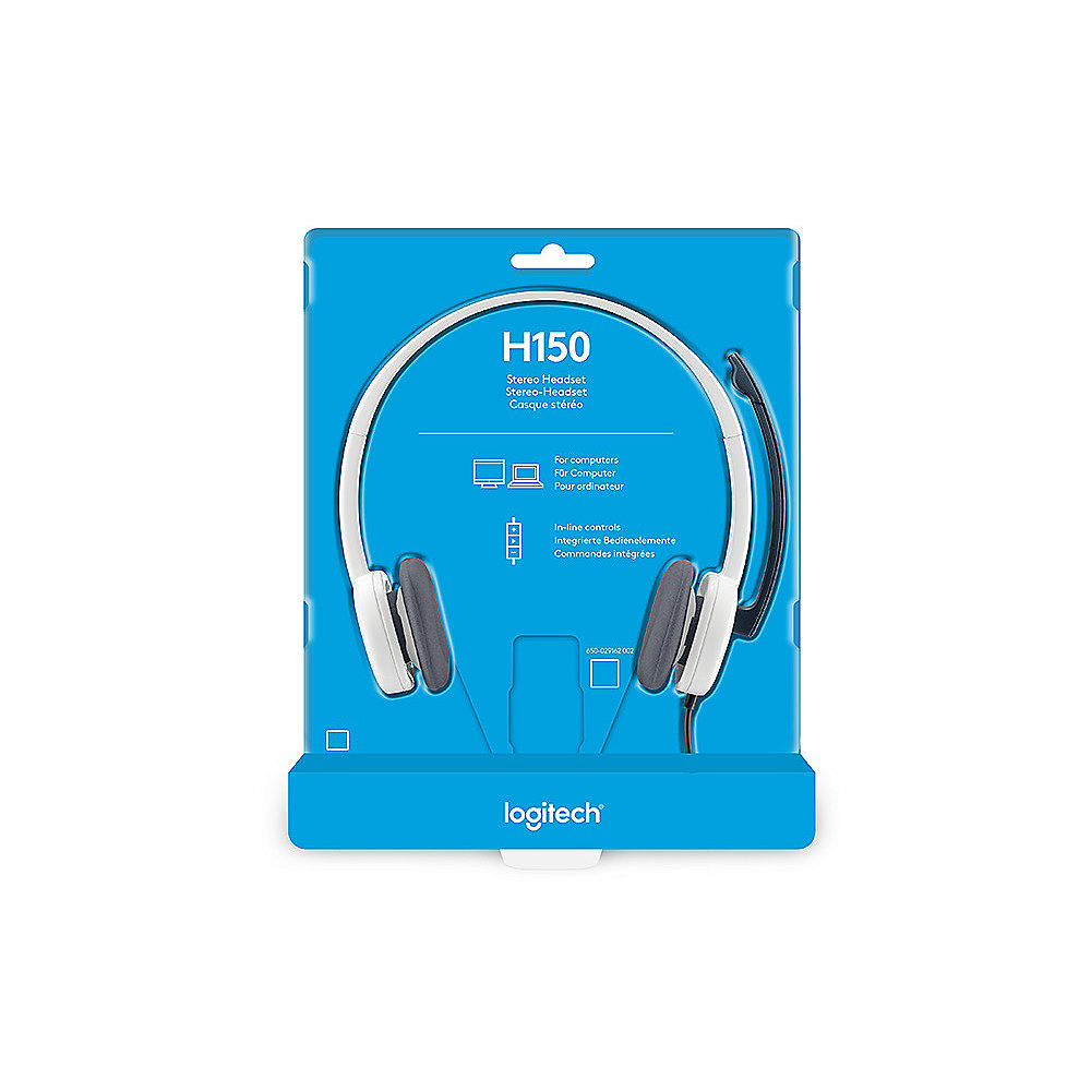 Logitech H150 Kabelgebundenes Beidseitiges Headset Stereo 3,5mm Klinke Coconut