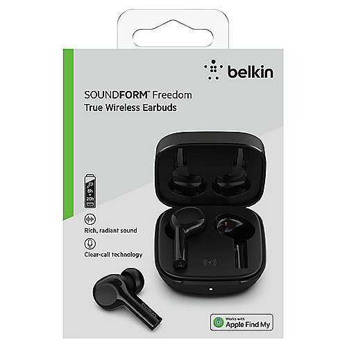 Belkin SOUNDFORM™ Freedom True Wireless In-Ear Kopfhörer schwarz