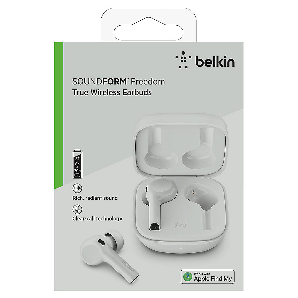Belkin SOUNDFORM™ Freedom True Wireless In-Ear Kopfhörer weiß