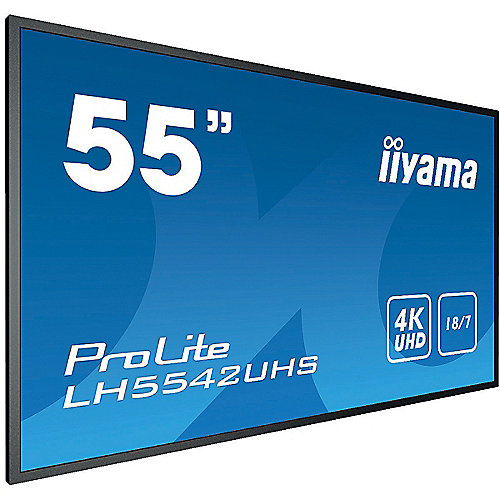 iiyama ProLite LH5042UHS-B3 138,8cm (55") 4K UHD Digital Signage Monitor DP/HMDI