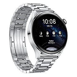 Huawei Watch 3 Classic Smartwatch 3,6cm-OLED-Display, eSIM, WLAN, GPS, Edelstahl