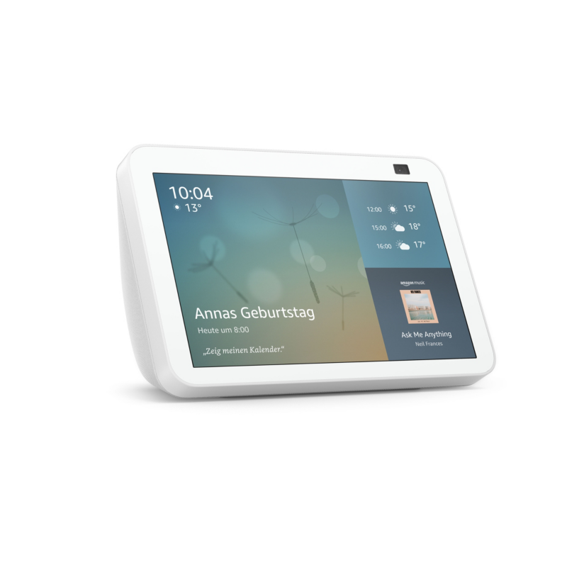 Amazon  Echo Show 8 2021 HD-Smart Display mit Alexa und 13-MP-Kamera Weiß | 00840080559391