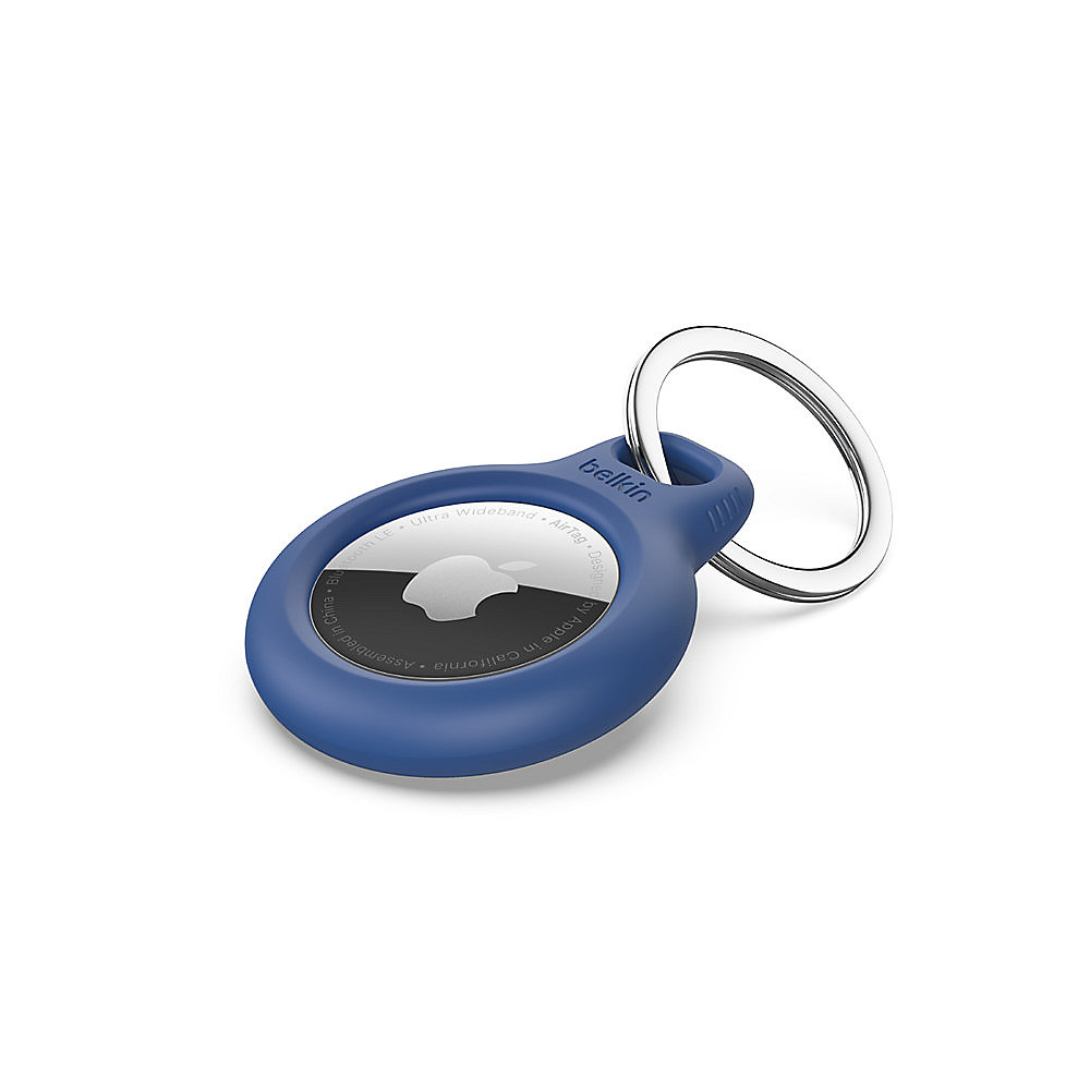 Belkin Secure Holder mit Schlüsselanhänger für das AirTag blau