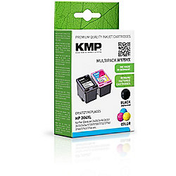 KMP Tintenpatronen Multipack Schwarz + Farbig ersetzt HP 304XL (N9K08AE N9K07AE)