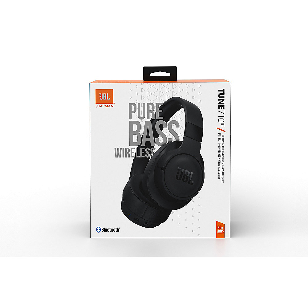 JBL TUNE 710BT - Over-Ear Bluetooth-Kopfhörer, schwarz
