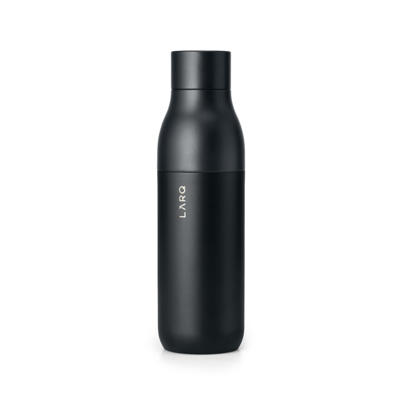 LARQ Inc. LARQ Bottle PureVis Obsidian Black 740ml rostfreier Stahl UV-C-LED Flasche | 01230000028134