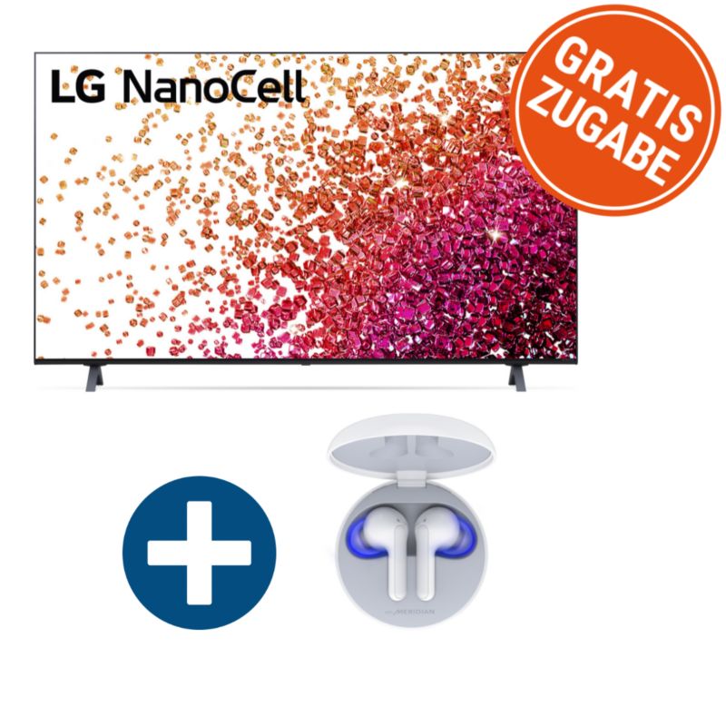 LG 75NANO759PA NANO 75 zoll inkl. In-Ear-Kopfhörer FN6 für nur 899€ statt 1238€