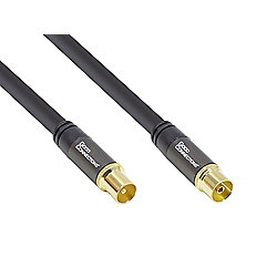 Good Connections Antennenkabel SmartFLEX 10m F-Stecker/ F-Stecker &amp;gt;120dB schwarz
