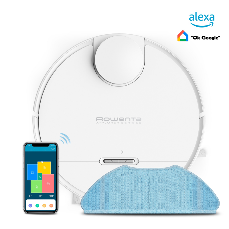 Rowenta  RR7987 X-Plorer S95 Total Care Connect Saugroboter WLAN App-Steuerung | 03221616001220