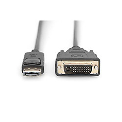 DIGITUS DisplayPort Adapterkabel, DisplayPort -DVI-D, 3,0m, schwarz