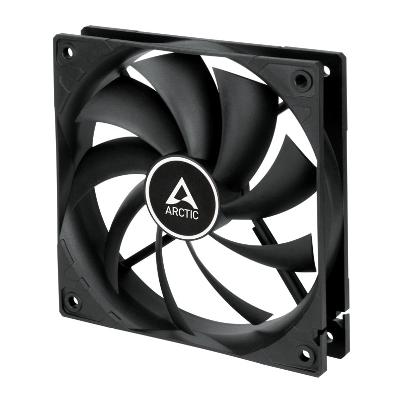 Arctic Cooling ARCTIC Gehäuselüfter F12 PWM 120 mm, schwarz, 4-pin | 04895213702959