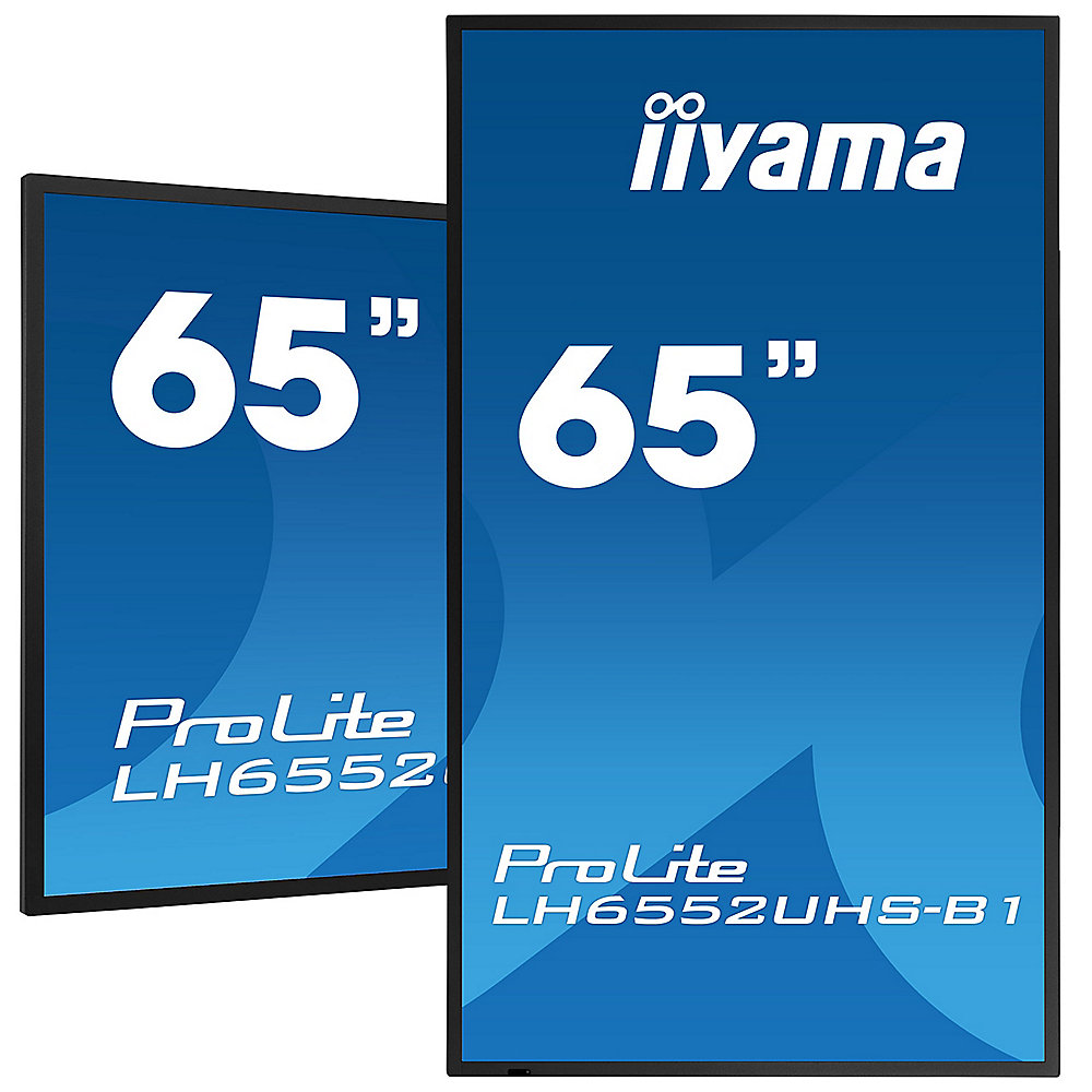 iiyama ProLite LH6552UHS-B1 138,8cm (65") 4K UHD Digital Signage Monitor HDMI