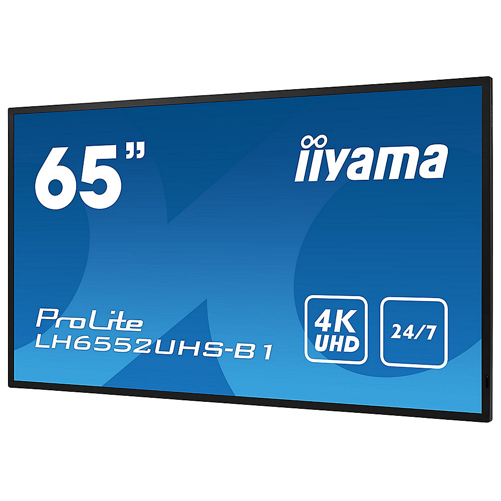 iiyama ProLite LH6552UHS-B1 138,8cm (65") 4K UHD Digital Signage Monitor HDMI