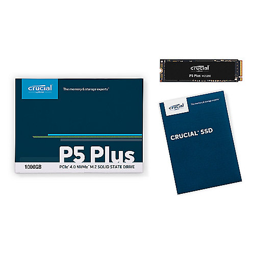 Crucial P5 Plus 1TB NVMe SSD 3D NAND PCIe M.2