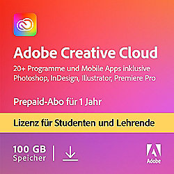 Adobe Creative Cloud Individual S&amp;amp;T Edition 1Jahr