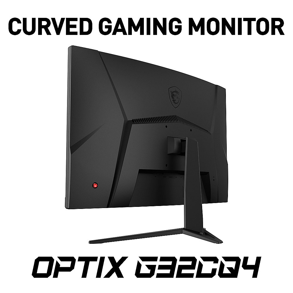 MSI OPTIX G32CQ4DE-009 80cm (32") WQHD Curved Gaming Monitor HDMI/DP 165Hz 1ms