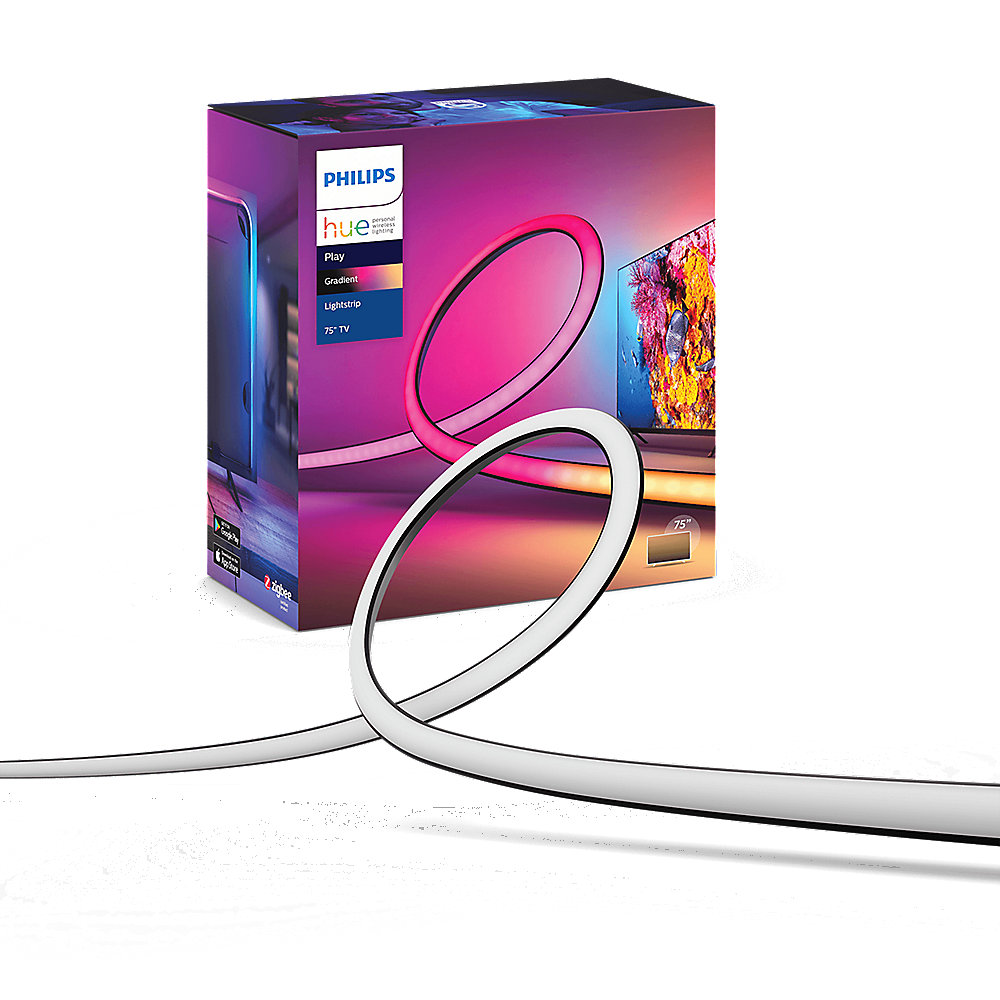 Philips Hue Play HDMI Sync Box + Gradient Lightstrip 75 Zoll Gaming Bundle