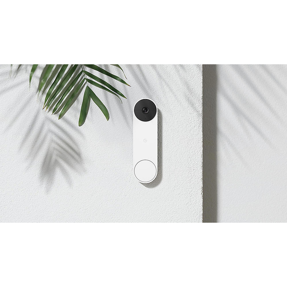 Google Nest Doorbell - drahtlose Video-Türklingel + Nest Mini (2.Gen) Karbon