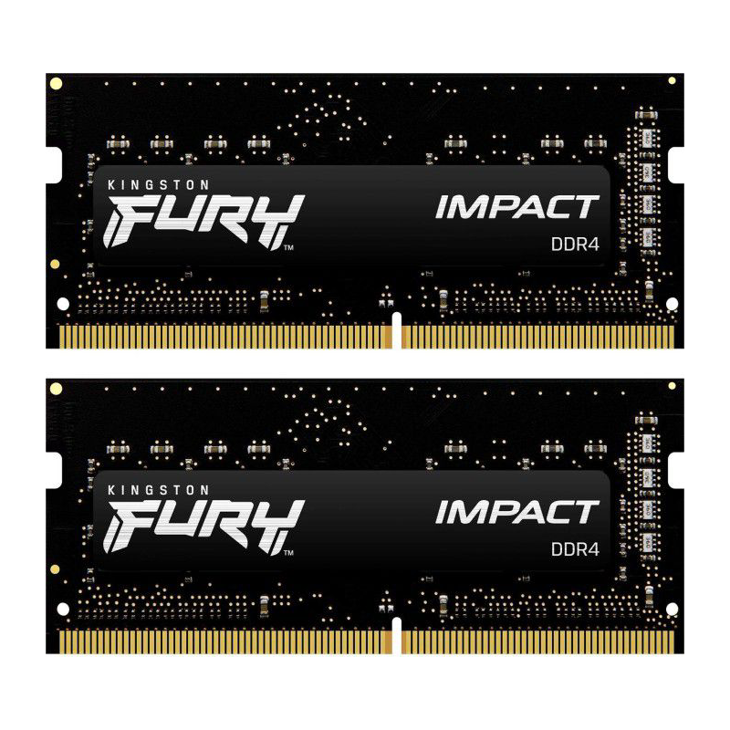 Kingston 32GB (2x16GB)  FURY Impact DDR4-2666 CL15 RAM Gaming Notebookspeicher | 00740617318562