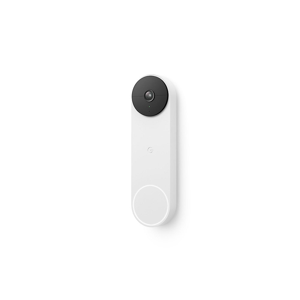 Google Nest Doorbell - drahtlose Video-Türklingel + Google Nest Hub 2 Kreide
