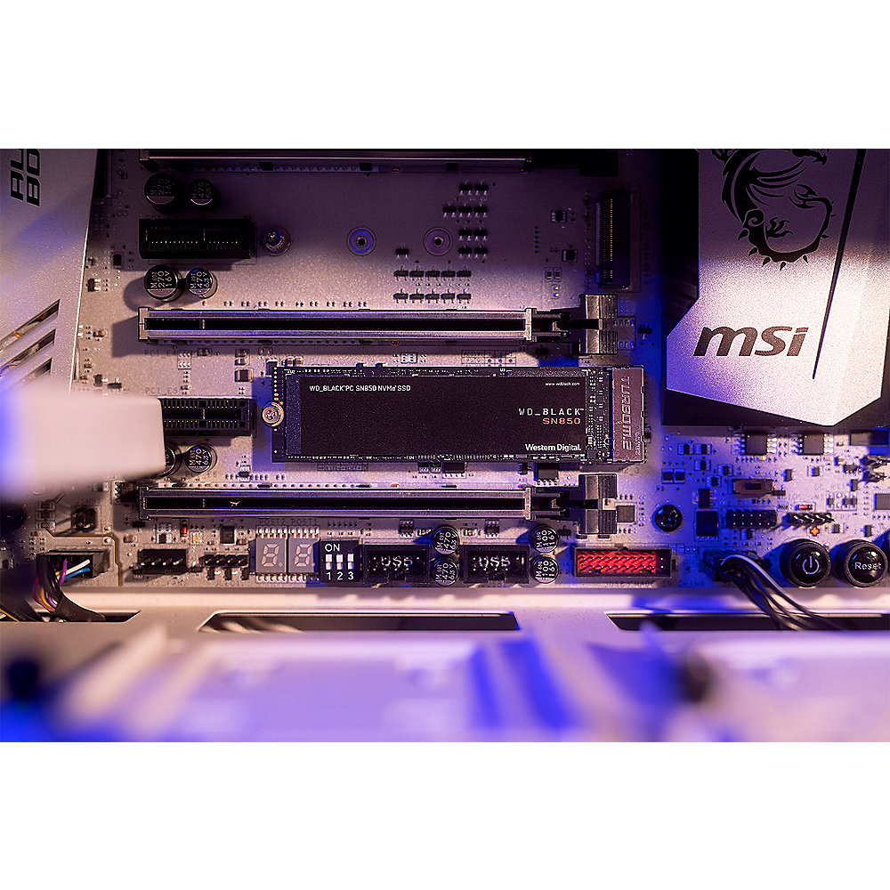 WD_Black SN850 NVMe M.2 Gaming SSD 1 TB inkl. be quiet MC1 Kühlkörper