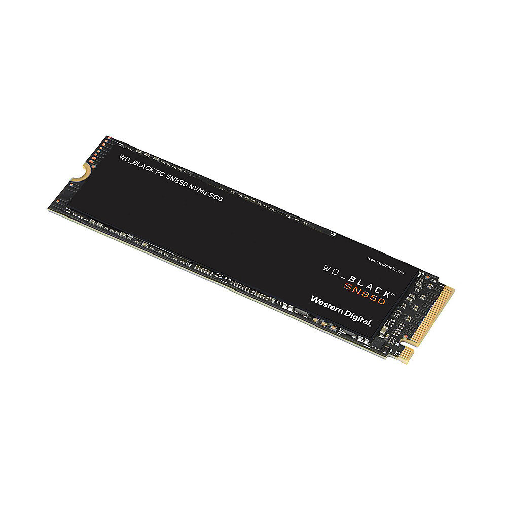 WD_Black SN850 NVMe M.2 Gaming SSD 1 TB inkl. be quiet MC1 Kühlkörper