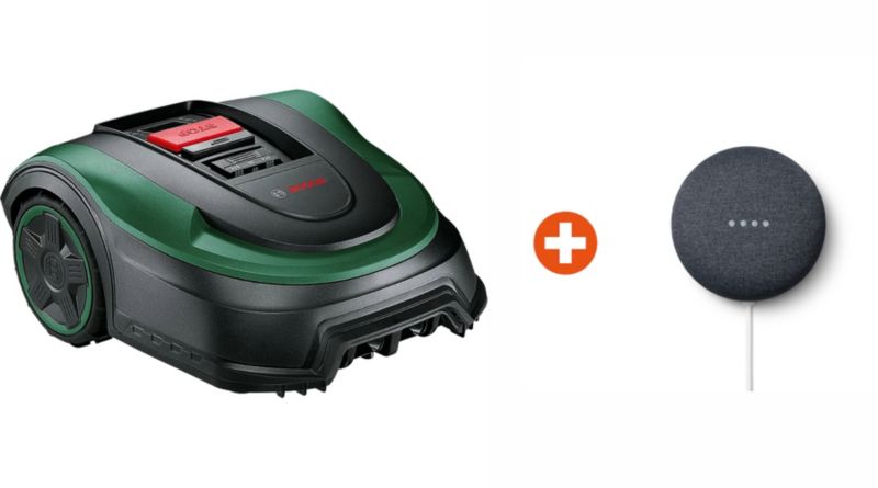 Bosch Powertools Indego S+ 500 inkl. gratis Google Nest Mini für nur 689€ statt 718,24€