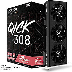 XFX AMD Radeon RX 6600 XT QICK308 Black Gaming Grafikkarte 8GB GDDR6 3xDP/HDMI