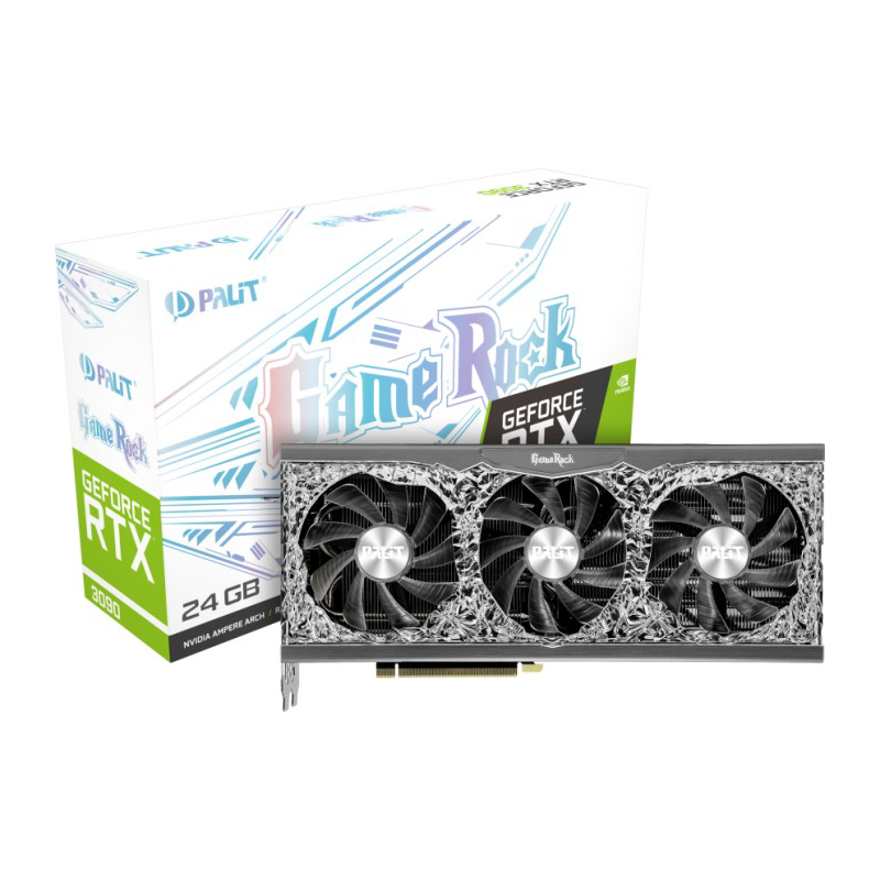 Palit  GeForce RTX 3090 GameRock 24GB GDDR6X Grafikkarte 3x DP/1x HDMI | 04710562242041