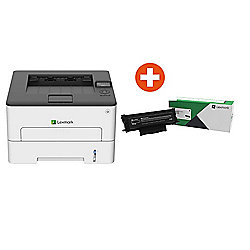 Lexmark B2236dw S/W-Laserdrucker Duplex LAN WLAN + Toner f&uuml;r ca. 3.000 Seiten