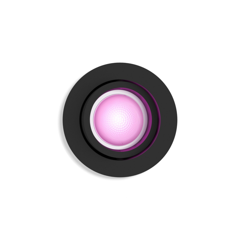 Philips Hue  White and Col. Amb. Centura Einbauspot 1 flg. schwarz 350lm | 08719514342927