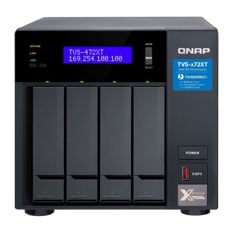 QNAP  TVS-472XT-I5-4G NAS System 4-Bay | 04711103080146