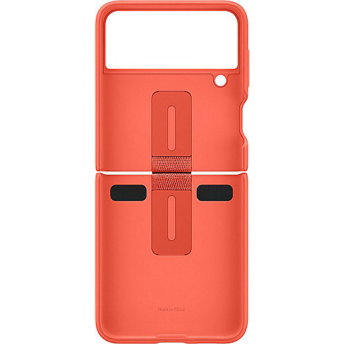 Samsung Silicone Cover mit Ring EF-PF711 für das Galaxy Z Flip3 5G coral