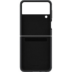 Samsung Leder Cover EF-VF711 f&uuml;r das Galaxy Z Flip3 5G Schwarz
