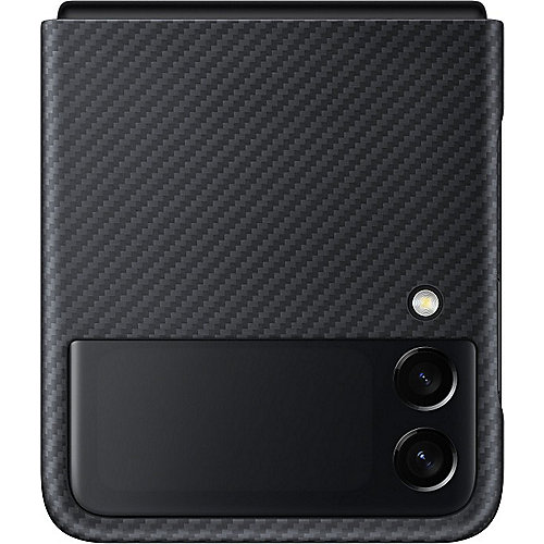Samsung Aramid Cover EF-VF711 für das Galaxy Z Flip3 5G Schwarz