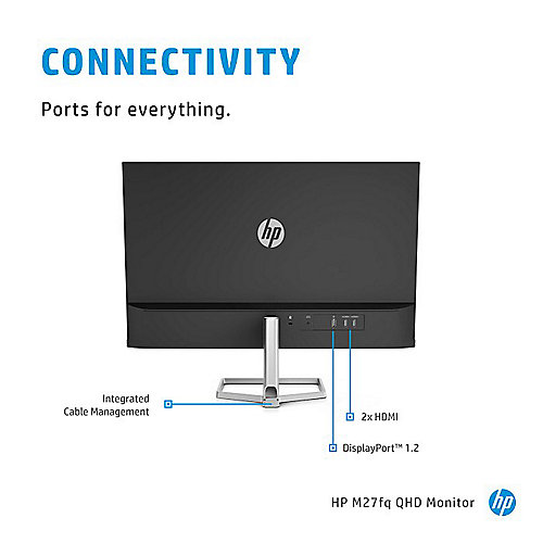 HP M27fq 68,5cm (27") QHD IPS Monitor DP/HDMI 5ms 75Hz 300cd/m² FreeSync