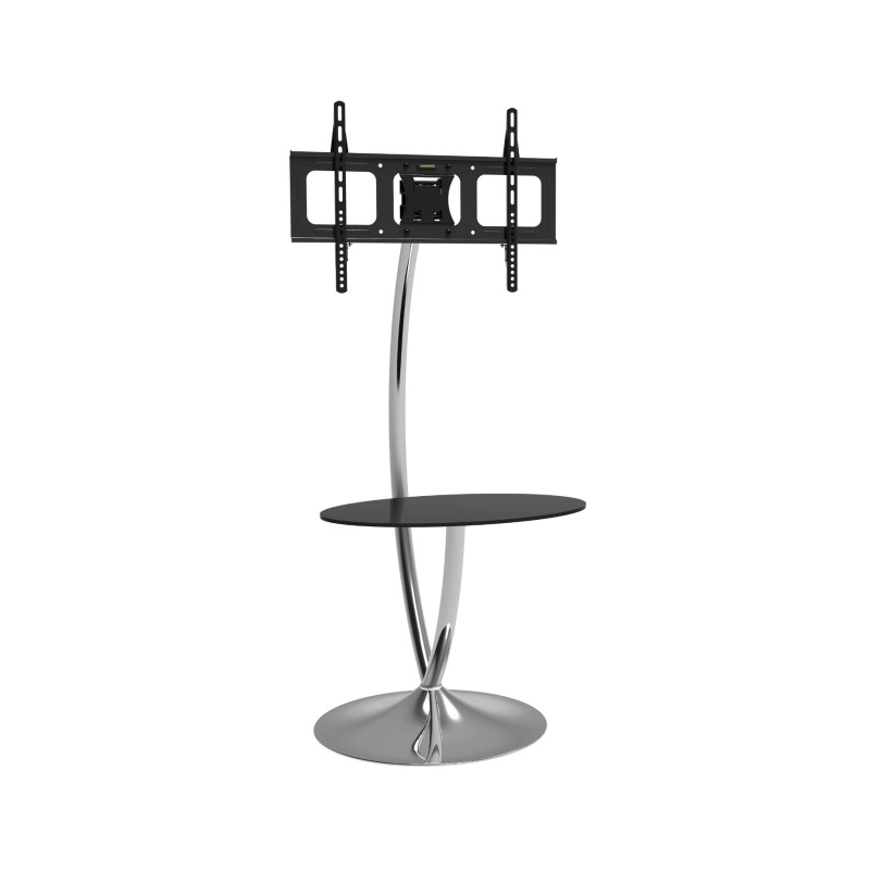 TECHLY  TV Standfuß mit runder Basis und Ablage,  LCD TV LED 32-70″ | 08054529028849