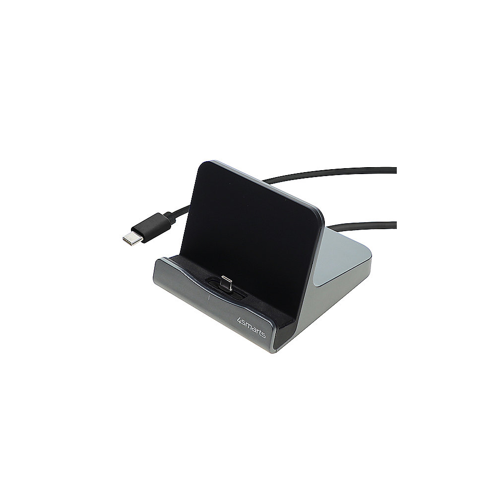 4smarts Tablet Ladestation VoltDock USB-C 60W gunmetal