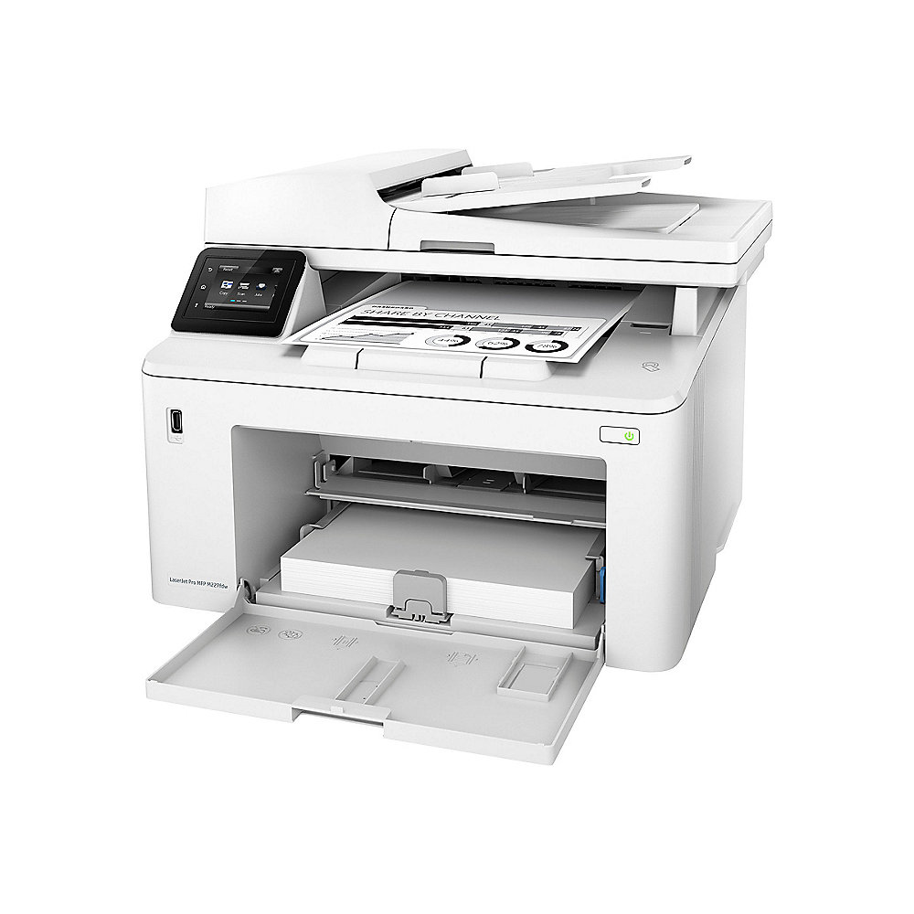 HP LaserJet Pro MFP M227fdw S/W-Laserdrucker Scanner Kopierer Fax USB LAN WLAN