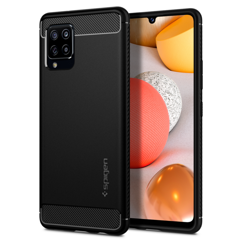 Spigen  Rugged Armor for Galaxy A52 4G Matt Schwarz | 08809756641763