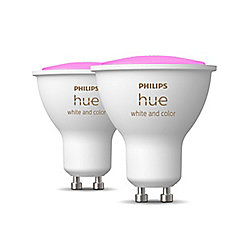 Philips Hue White &amp;amp; Col. Amb. GU10 Doppelpack 2x230lm