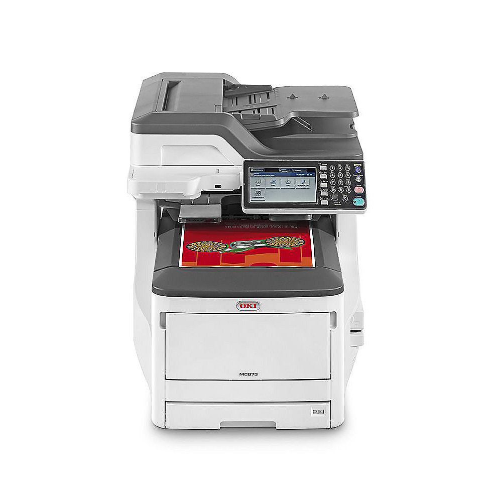 OKI MC873dn Farblaserdrucker Scanner Kopierer Fax LAN A3