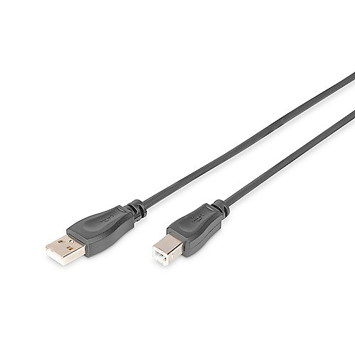 DIGITUS DB-300105-030-S USB 2.0 Kabel Typ A St./ B St. 3m schwarz