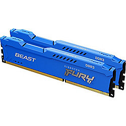 8GB (2x4GB) KINGSTON FURY Beast blau DDR3-1600 CL10 RAM Gaming Arbeitssp. Kit