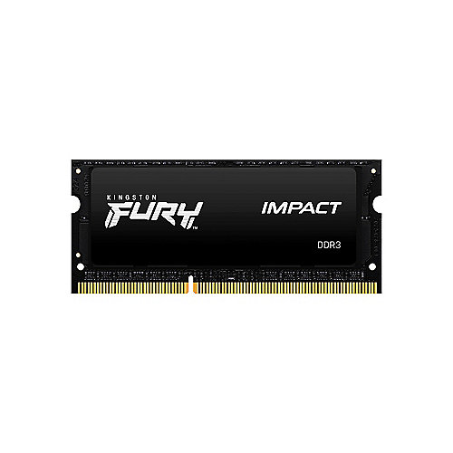 8GB (2x4GB) KINGSTON FURY Impact DDR3L-1600 CL9 RAM Gaming Notebookspeicher Kit