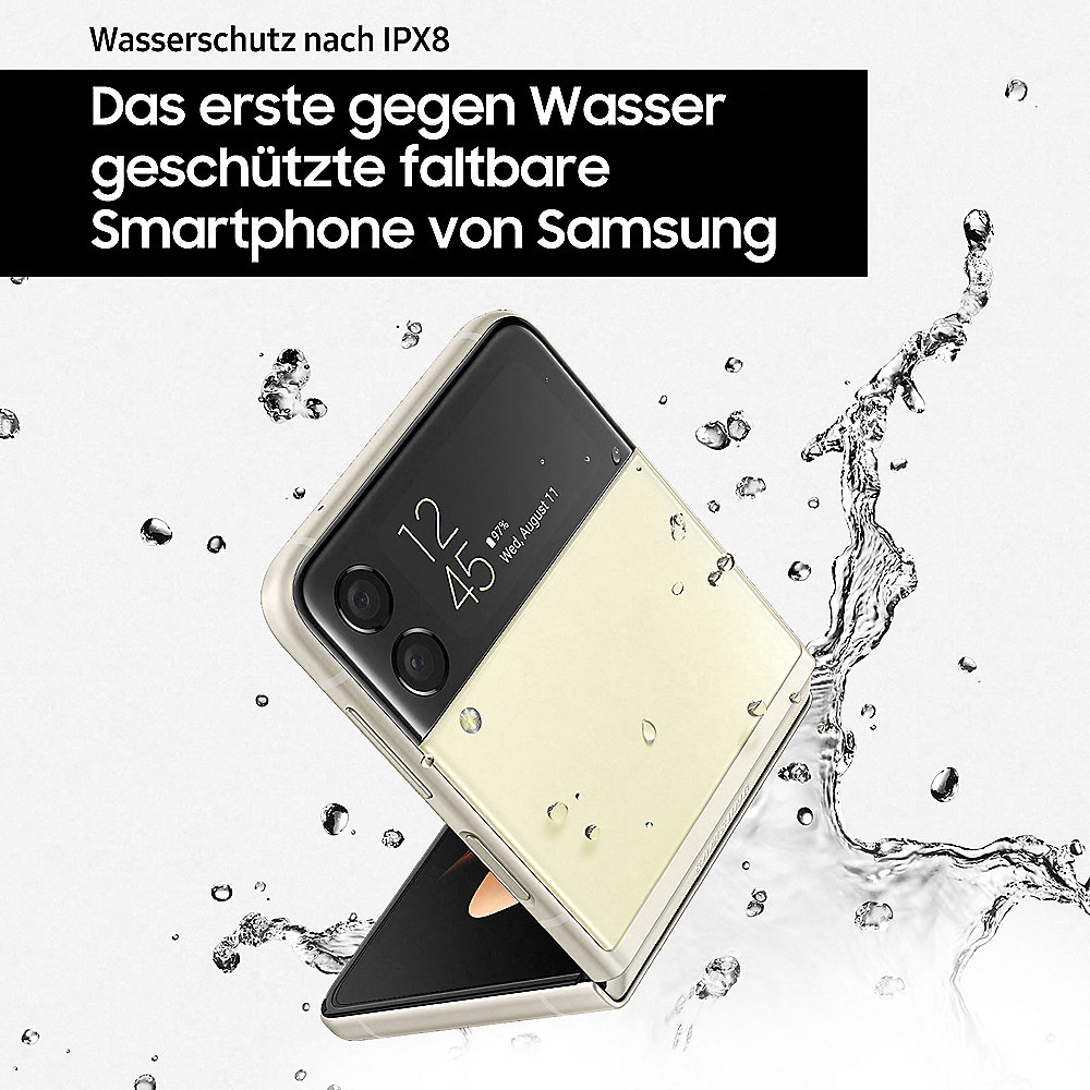 Samsung GALAXY Z Flip3 5G F711B Dual-SIM 128GB black Android 11.0 Smartphone